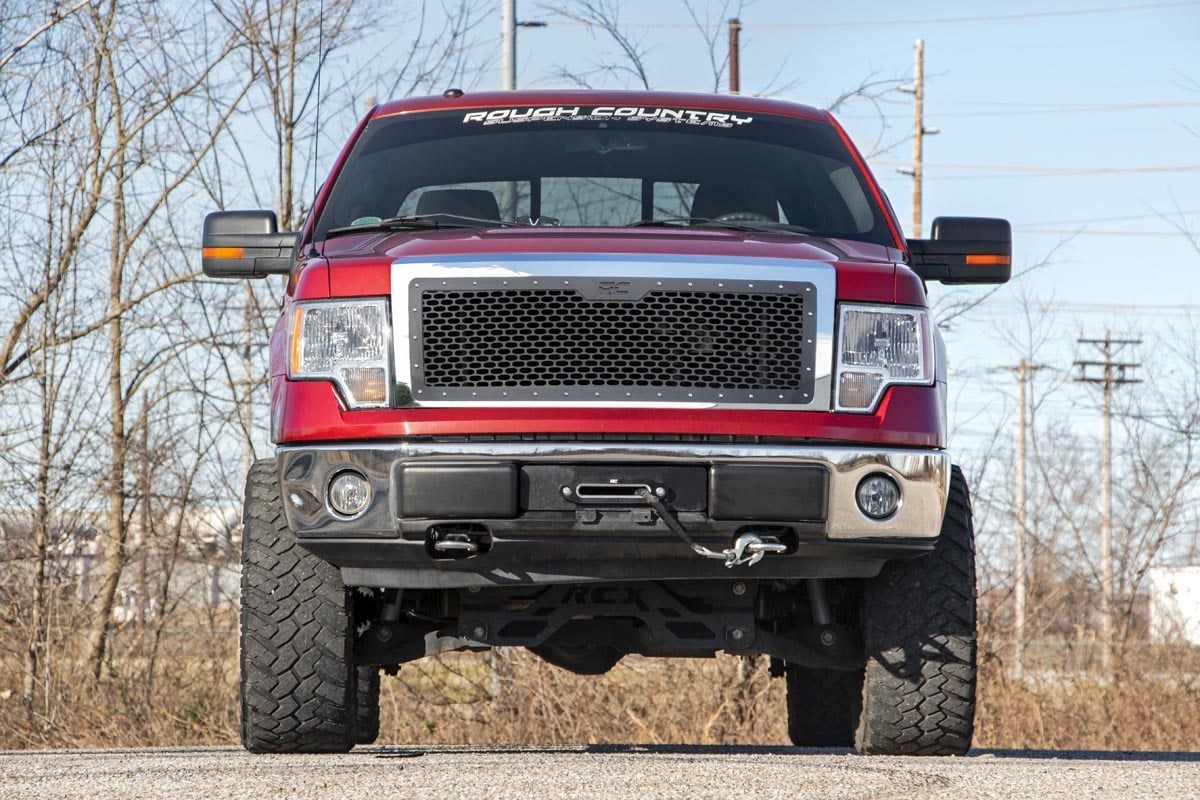 Ford F-150 Mesh Grille - Rough Country - Rough Country - Black - '09-'14